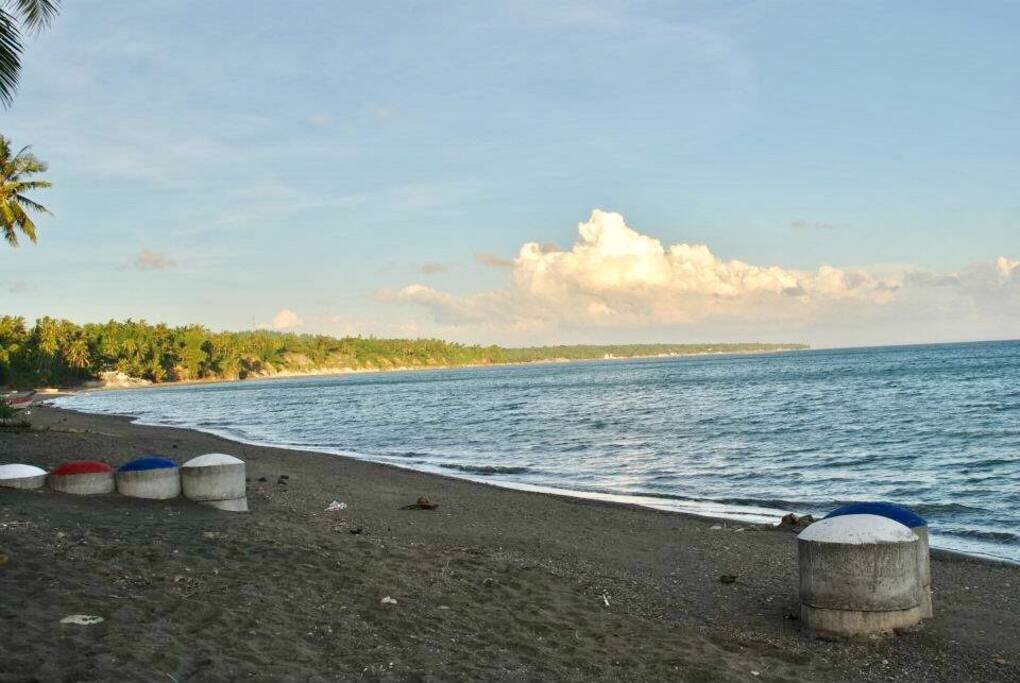 The beach/view from the house