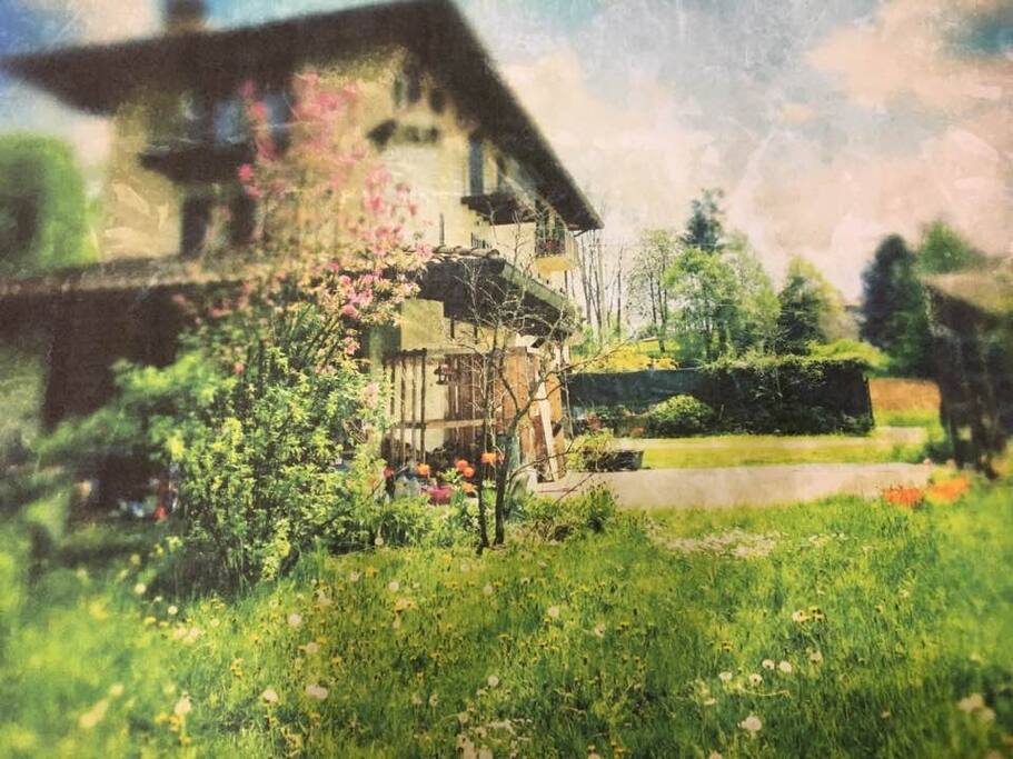The restored farmhouse