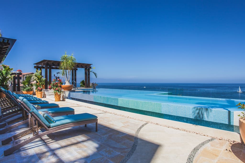 The beautiful pool