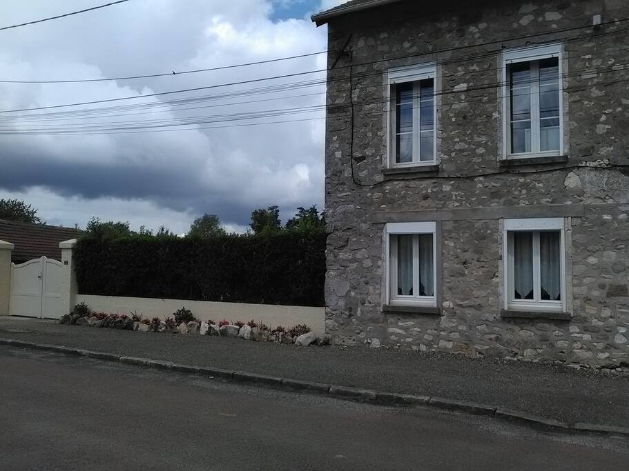 façade de la maison