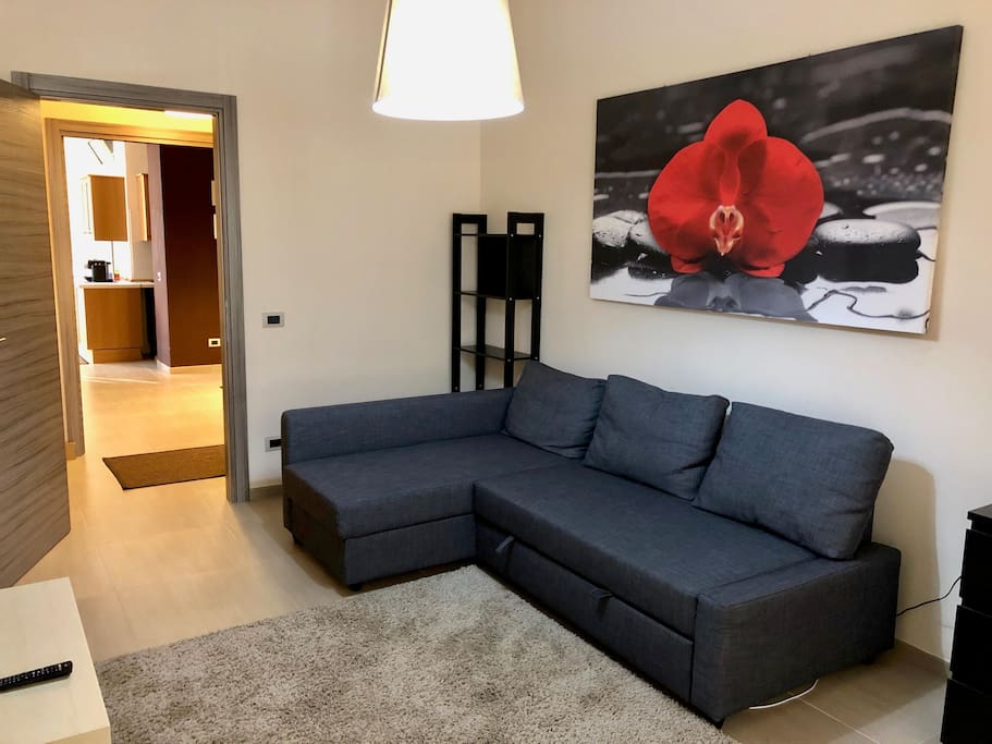 Camera con divano letto