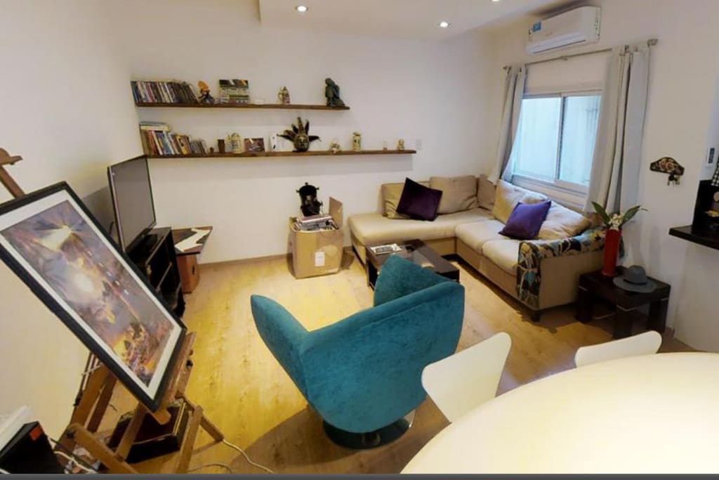 Living luminoso moderno