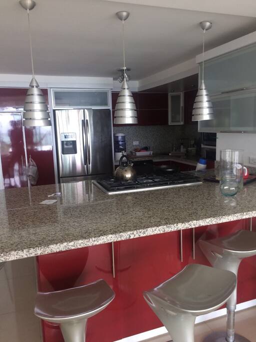 Cocina incorporada a la sala
