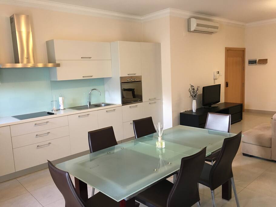 Kitchen and dining area
