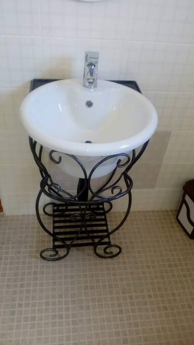 Basin in one of our bathrooms.