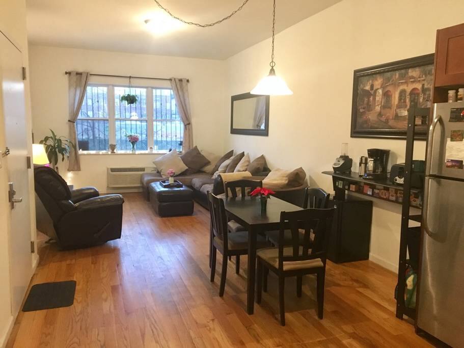 The living room