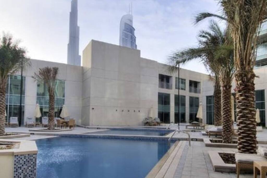 One of the 4 swimming pools