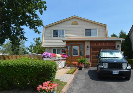 Detached corner lot house.