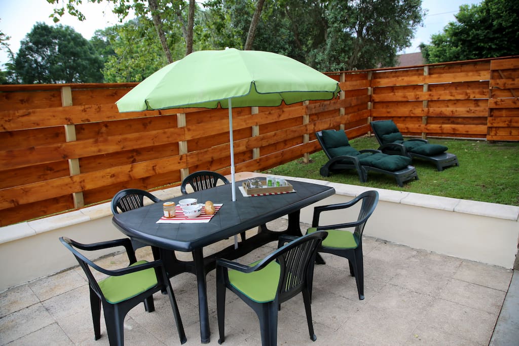 Terrasse & jardinet