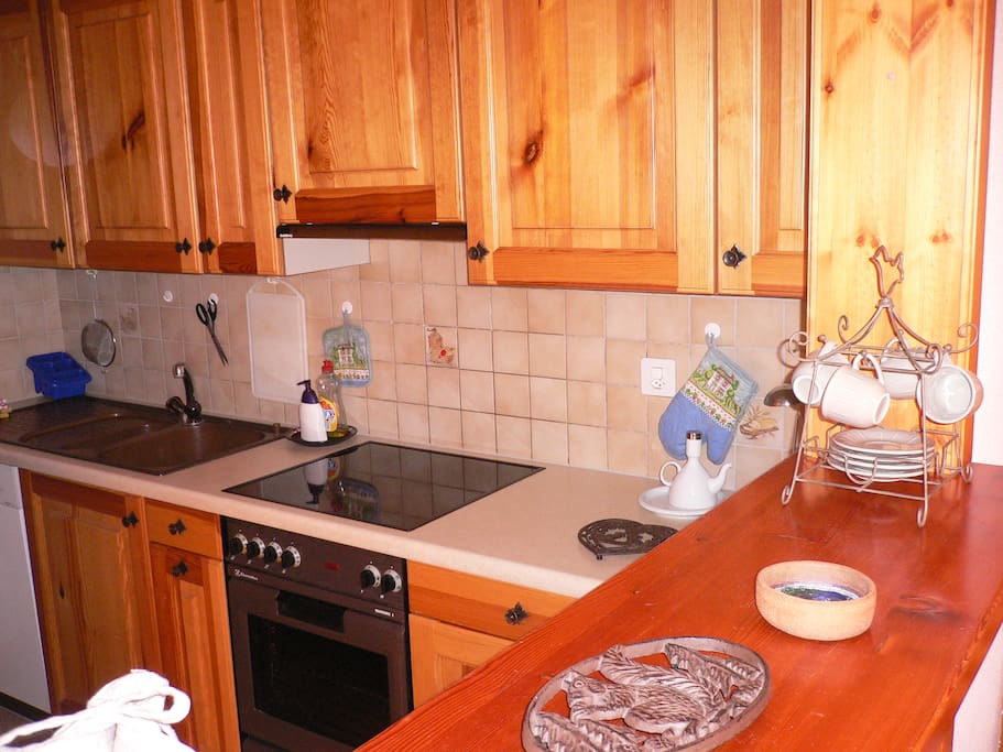 Dishwasher, fridge and big freezer, electric cooker