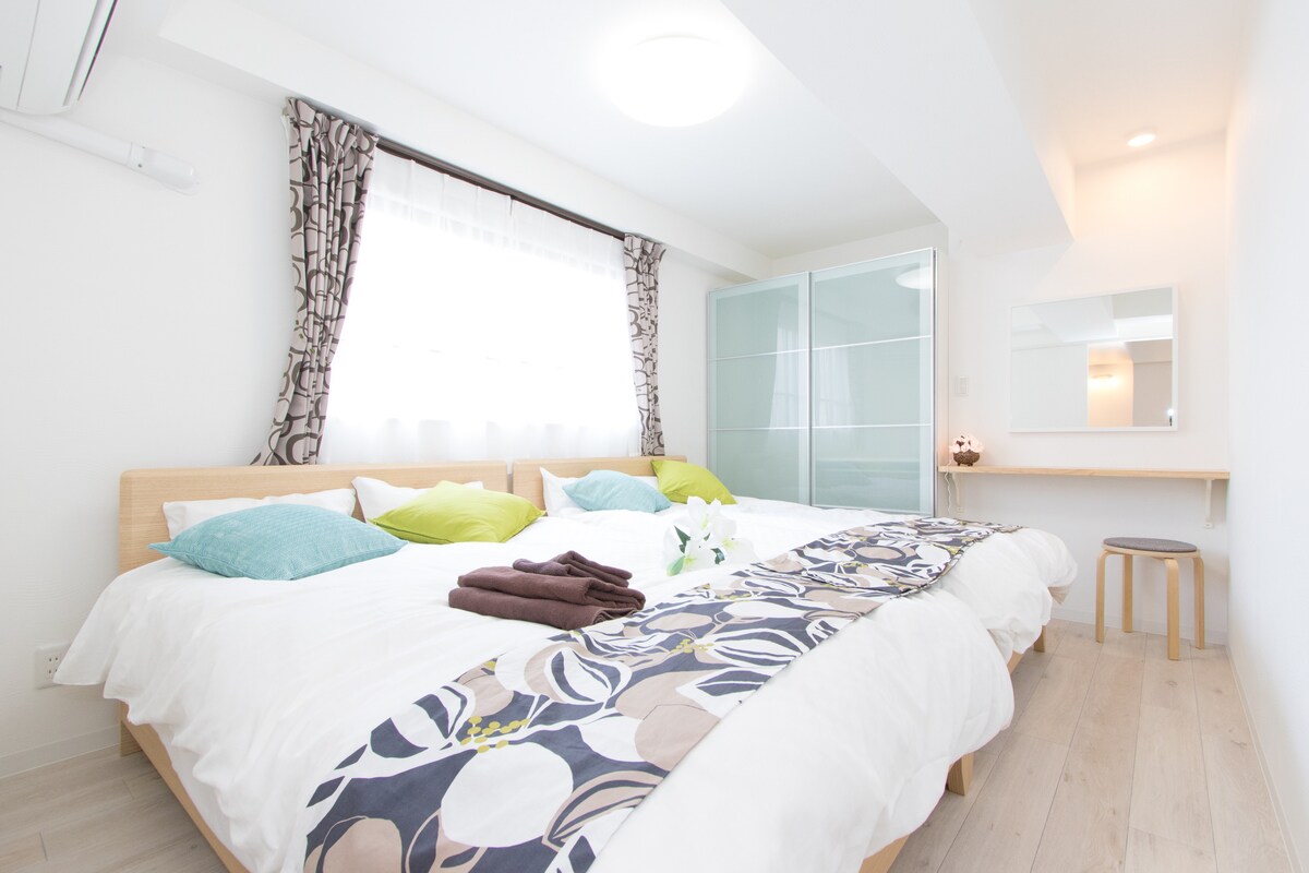 3 spacious 46㎡ apartment central Kyoto - Apartments for Rent in