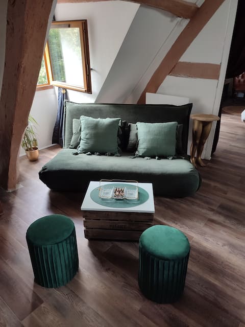 Top performing Airbnb: atypical apartment downtown / CHU in C.H.U.R. / Place Saint Marc / Martainville / Croix De Pierre / Saint Nicaise