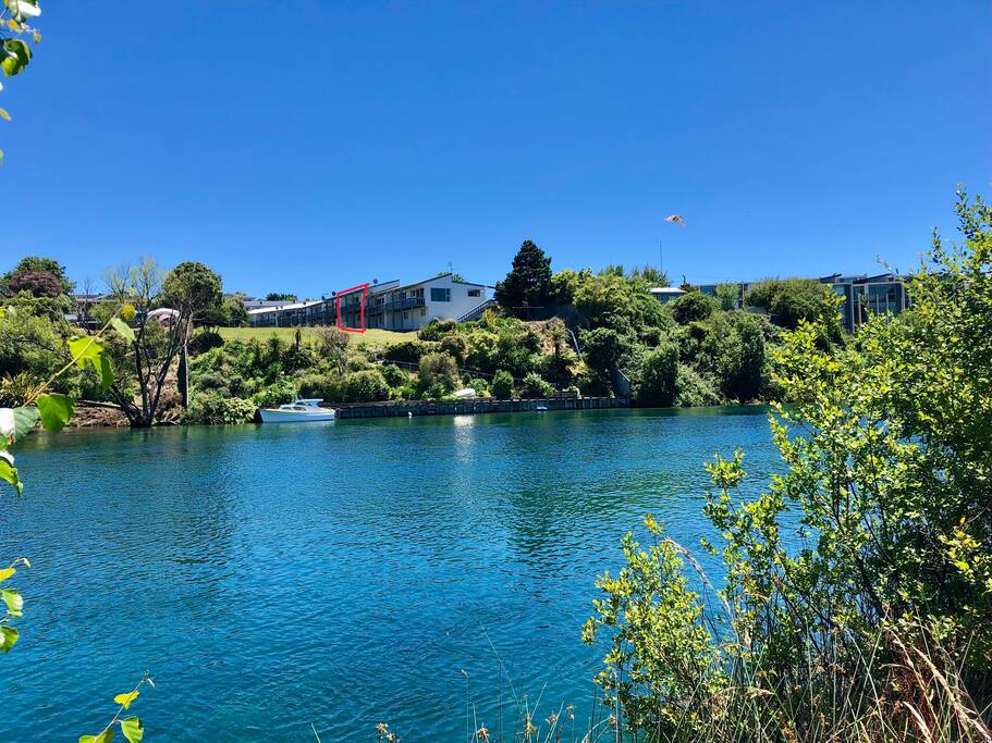 From across the river