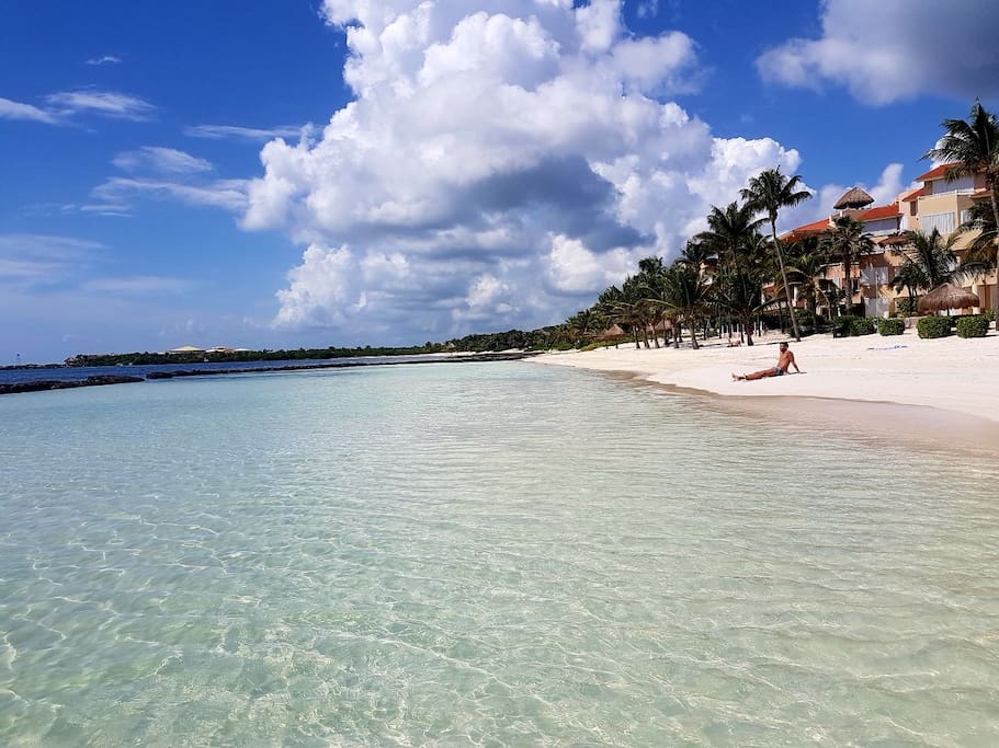 The Omni beach in Puerto Aventuras