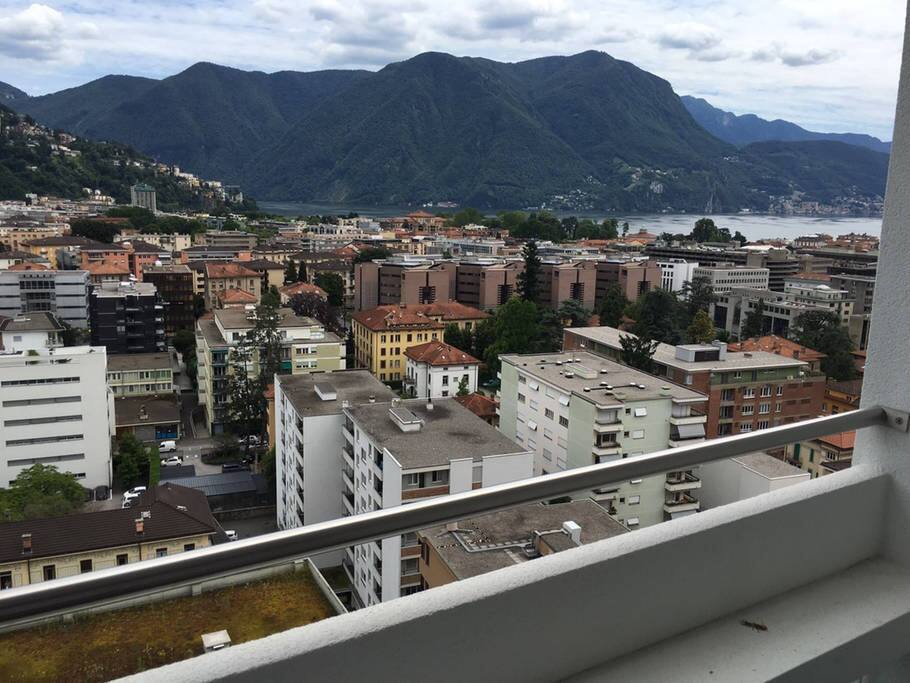 Lake view from balcony