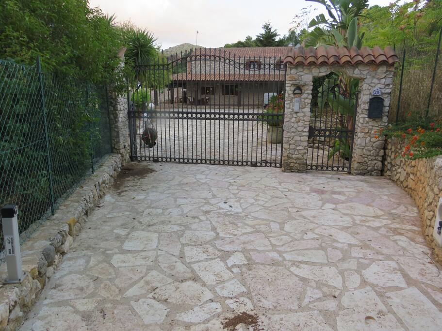 The main entrance