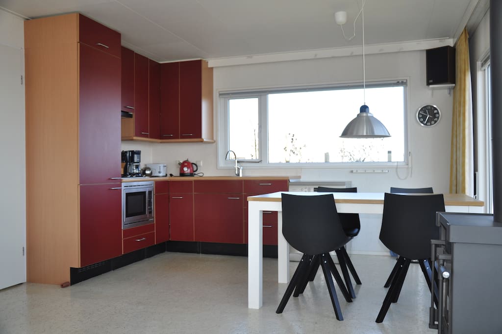 Keuken met eethoek