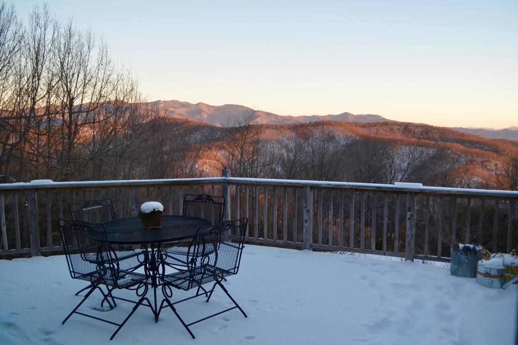 Blissful winter morning.
