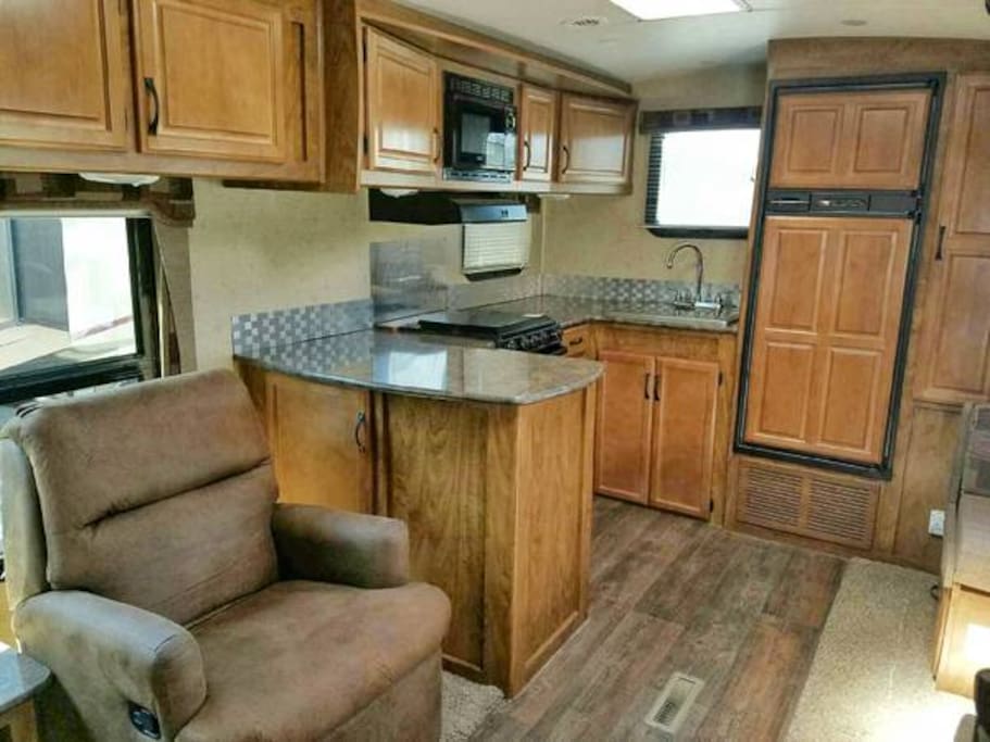 Fully appointed and crazy comfortable.