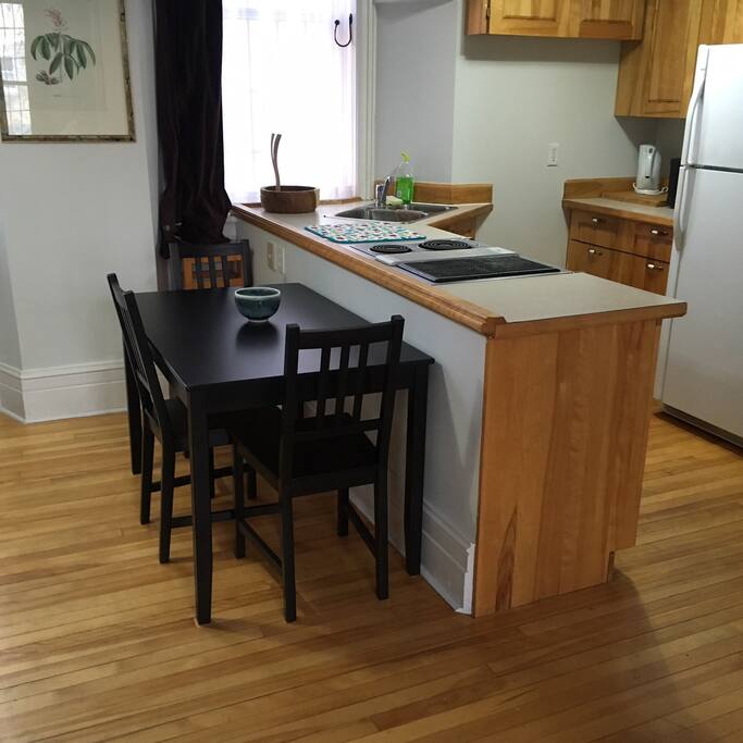 Kitchen and dining area