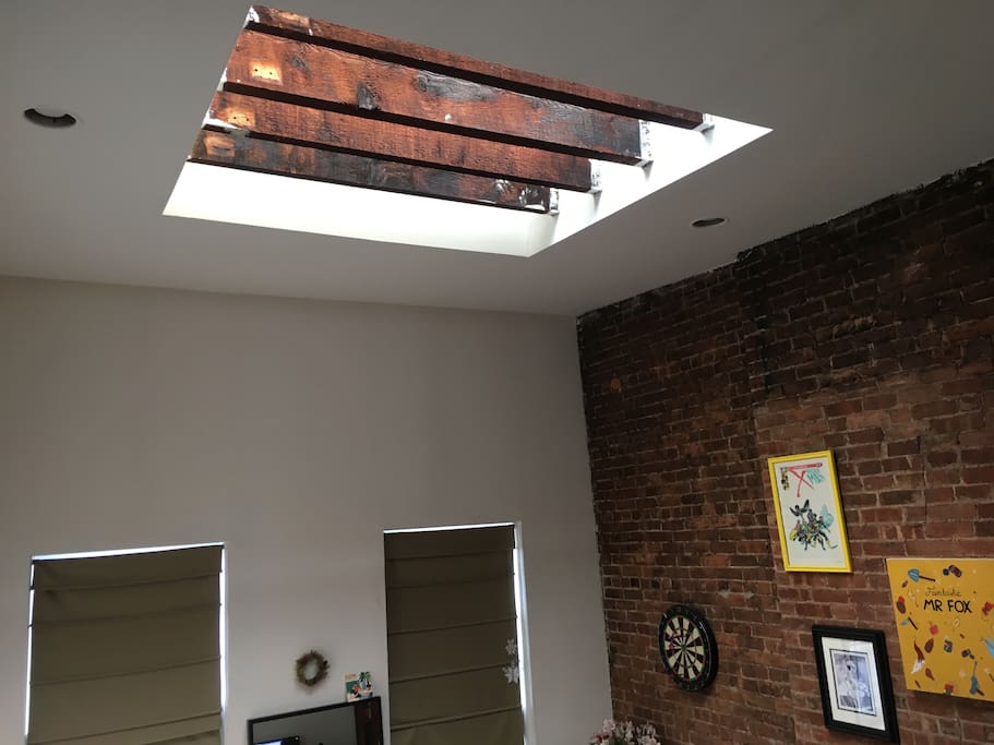 Our sky roof with natural lighting