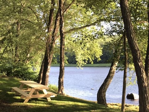 Top Airbnb: Private Riverfront Home — The Maisonette in Narrowsburg