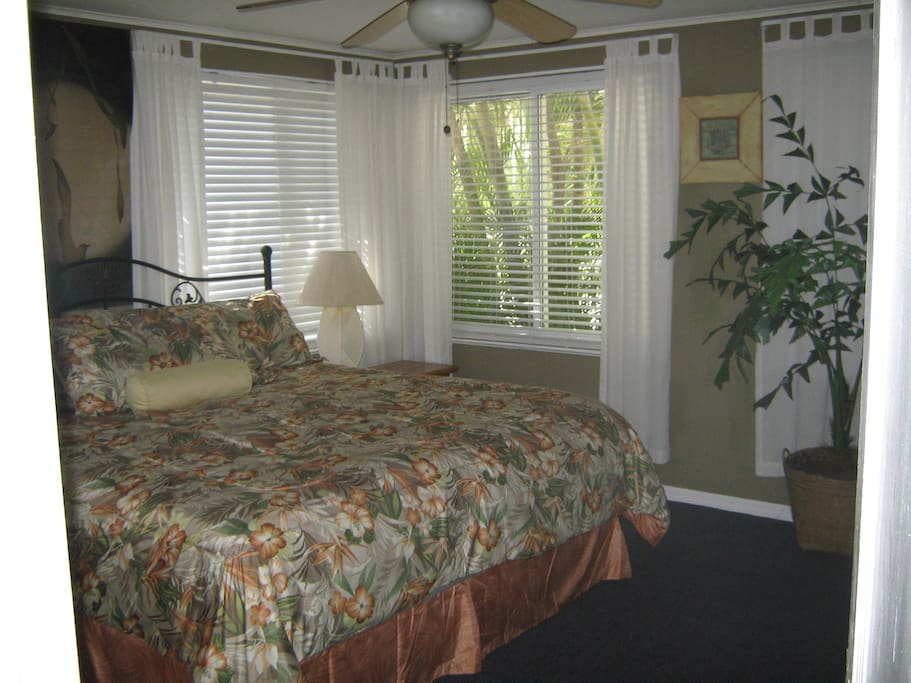 master bedroom with king size bed