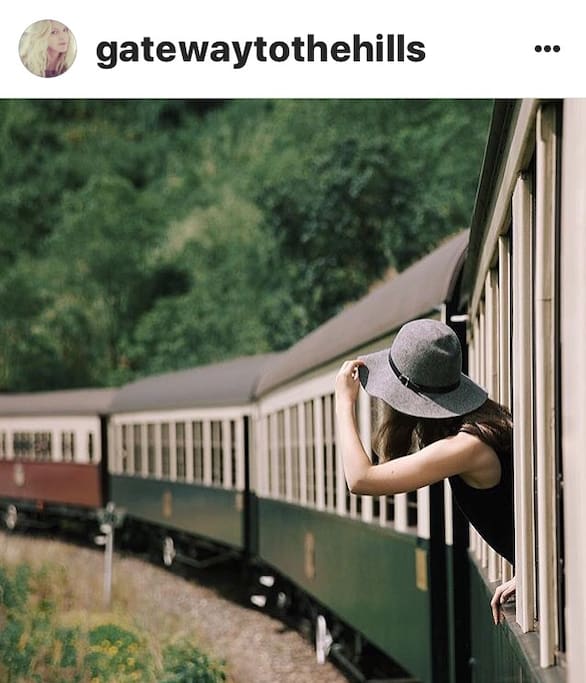 You can catch a train from Melbourne to Belgrave. Puffing Billy also departs from Belgrave.