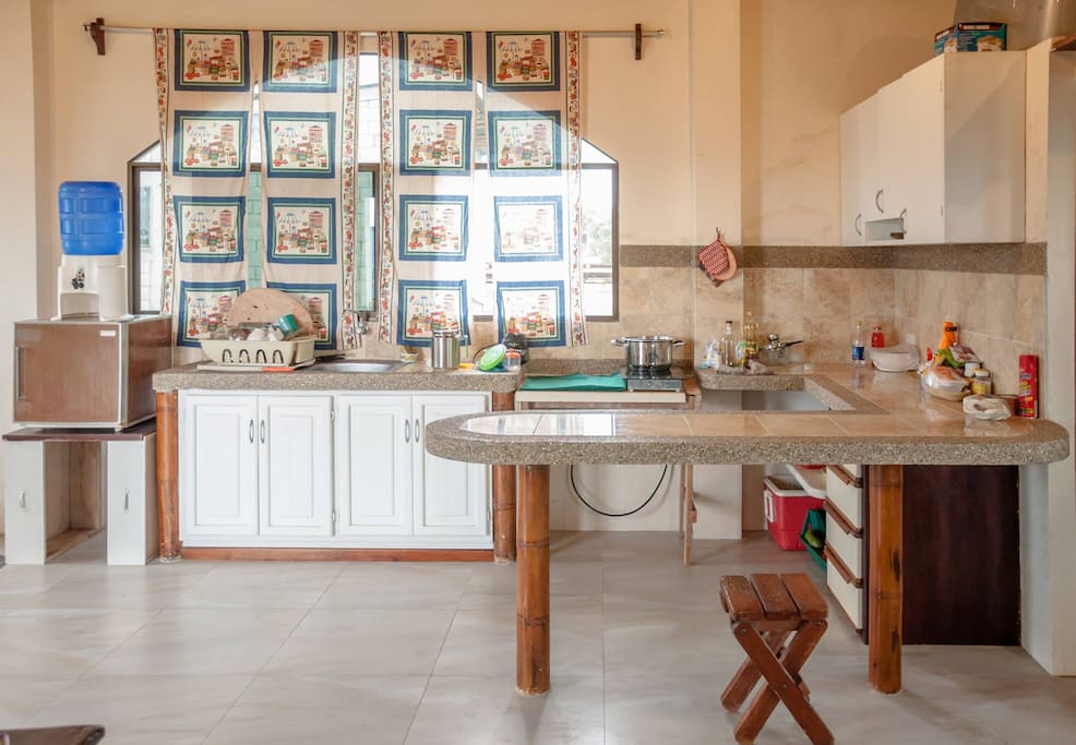 Vista de la cocina