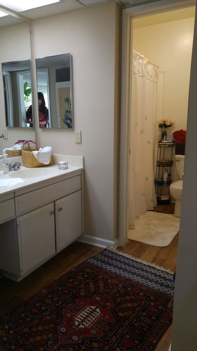 Bathroom and sink