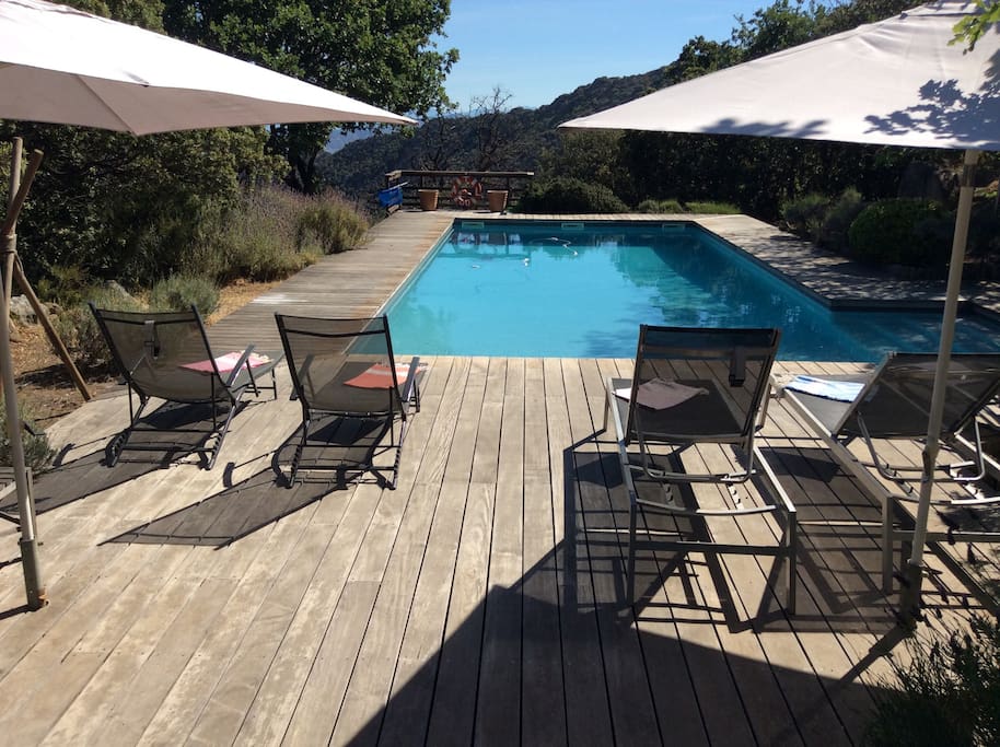 Terrasse en tek