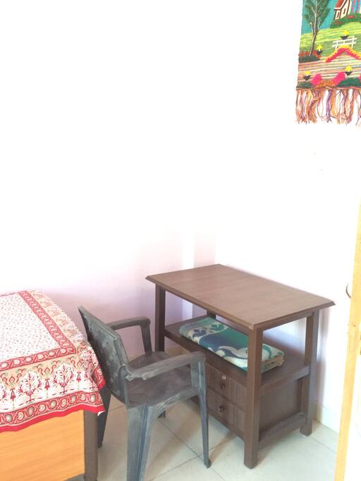 table and chair