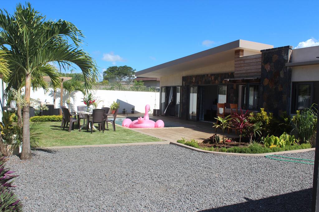 The villa