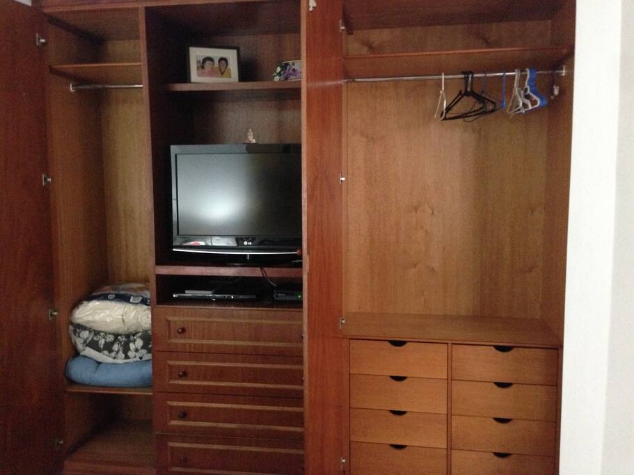 ample closet space