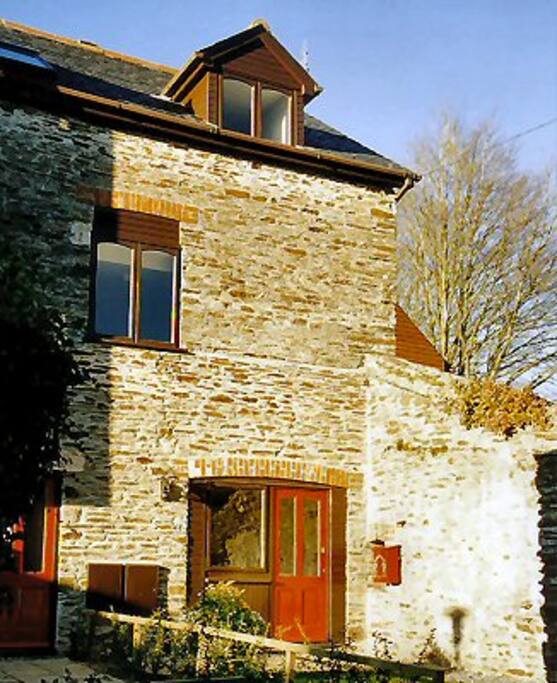 outside the cottage