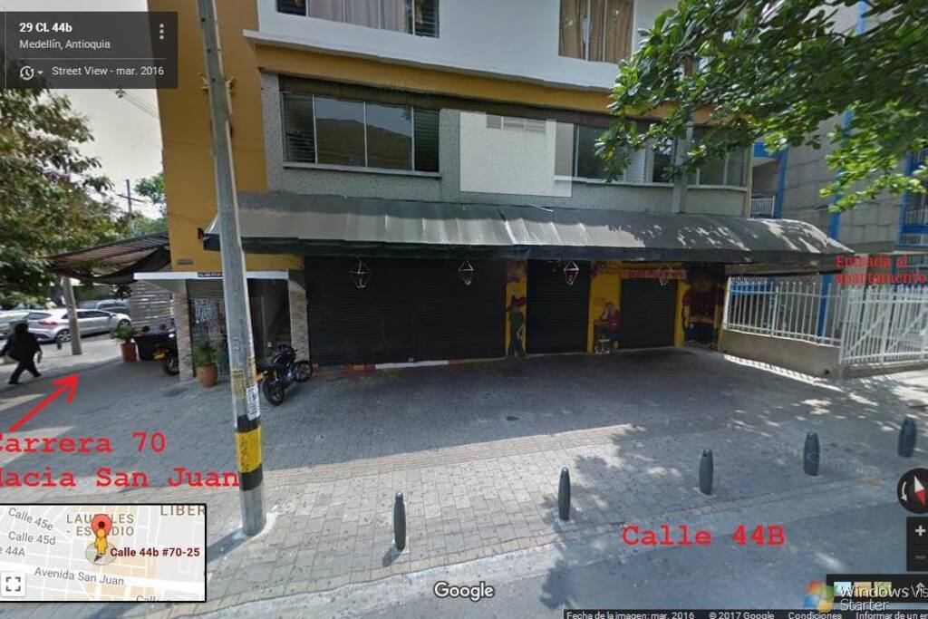 Calle 44B hacia San Juan