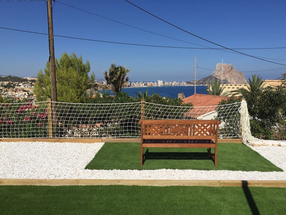 vistas al mar y Peñón de Ifach Calpe