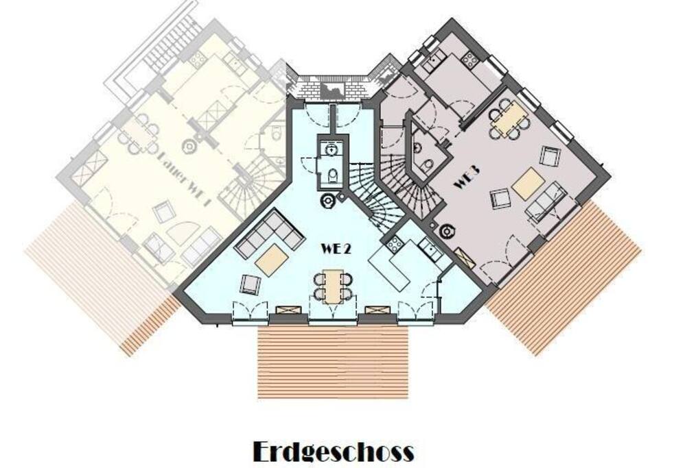 WE 2 = "Föhr"
Grundrisszeichnung