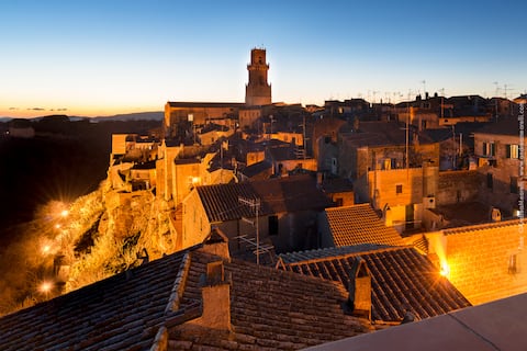 Panoramic penthouse in the ancient village