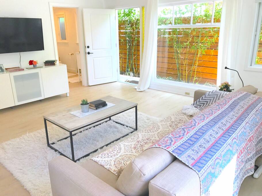 Private, quiet studio with lots of natural light