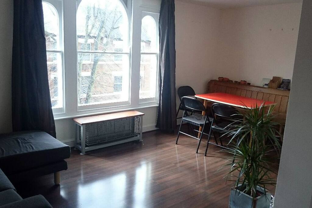 Dining and living room