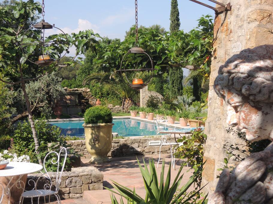 Terrasse et piscine