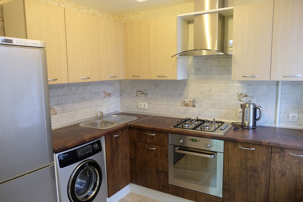 Modern kitchen with all the utilities you may need for your stay!
