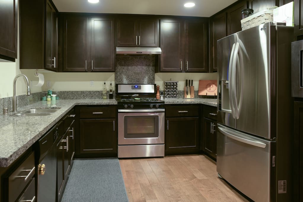 Spacious modern fully equipped kitchen