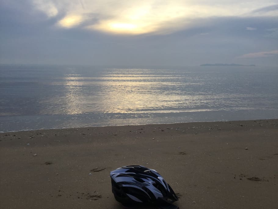 Sun set Suan Luang beach