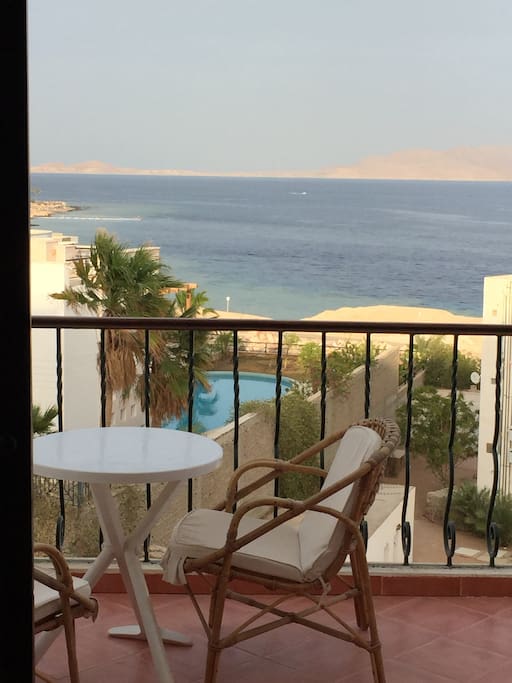 Aussicht nach Tiran