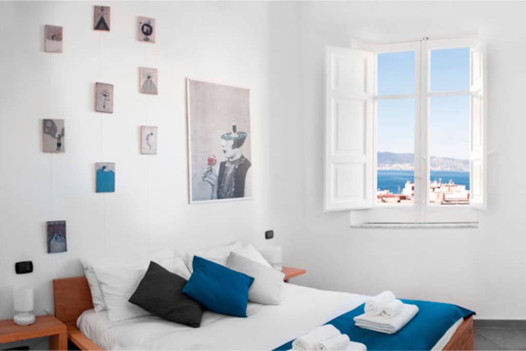Letto con vista panoramica, camera Bondi
