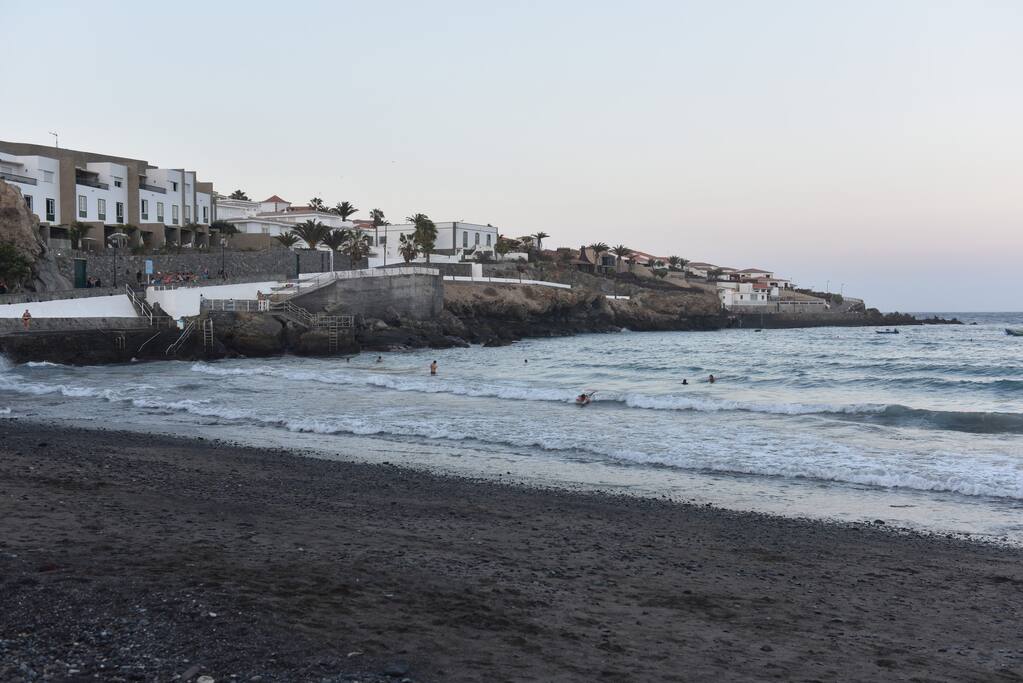 You can walk over volcanic sand