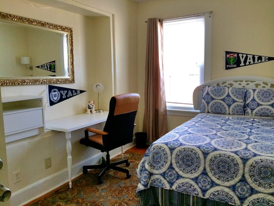 Fully furnished room with freshly set of pillows & linen for each & every guest