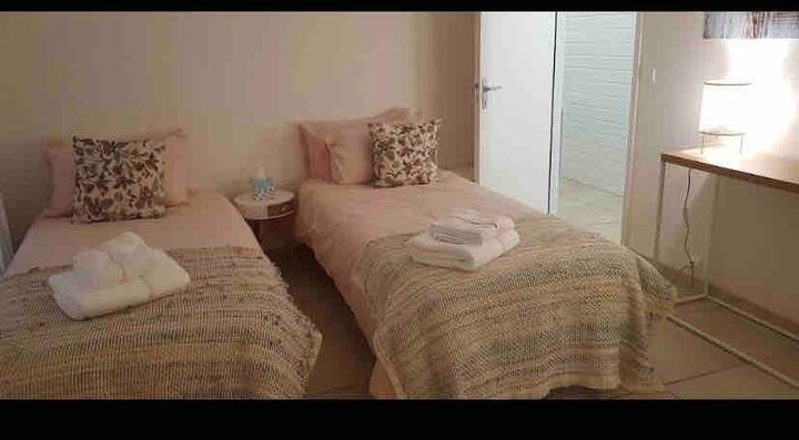 Chambre double avec lits pouvant être réunis 